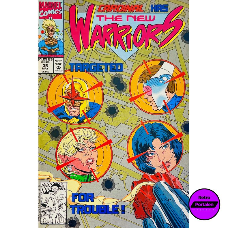 The New Warriors Vol. 1 Nr. 35 (1993) (Engelsk) (Marvel Comics) (Tegneserie)