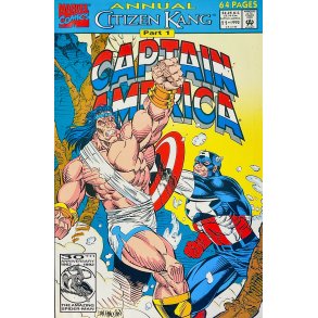 Captain America Annual Part 1 Nr. 11 (1992) (Engelsk) (Marvel Comics) (Tegneserie)