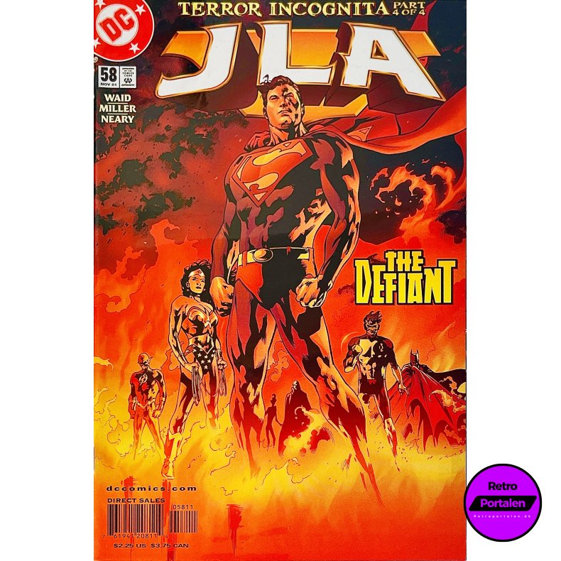 JLA Nr. 58 (2001) (Engelsk) (DC) (Tegneserie)