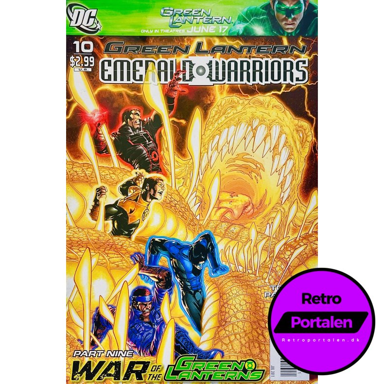 Green Lantern: Emerald Warriors Nr. 10 (2011) (Engelsk) (DC) (Tegneserie)