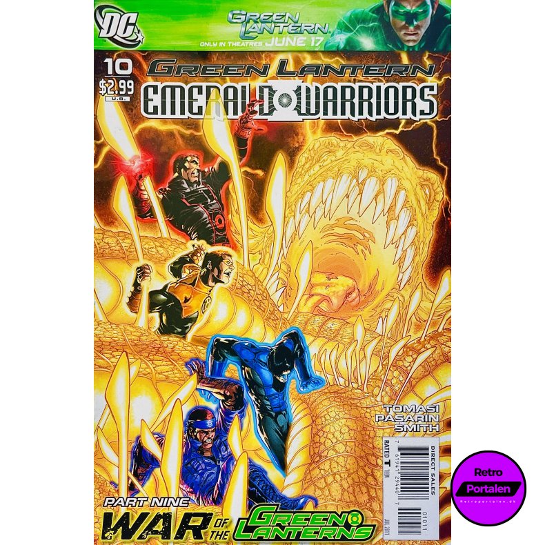 Green Lantern: Emerald Warriors Nr. 10 (2011) (Engelsk) (DC) (Tegneserie)
