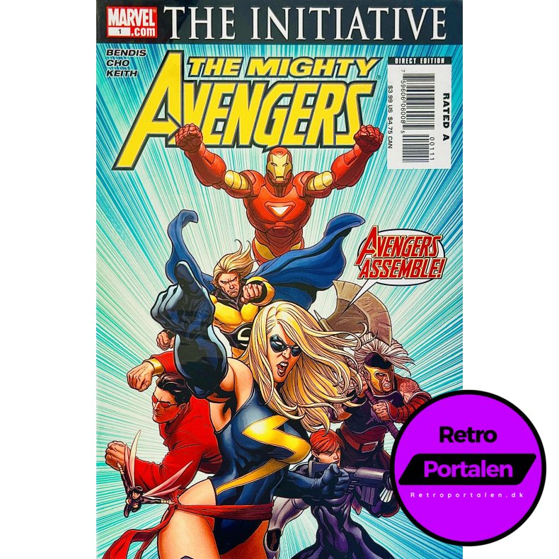 Mighty Avengers Nr. 1 (2007) (Engelsk) (Marvel) (Tegneserie)