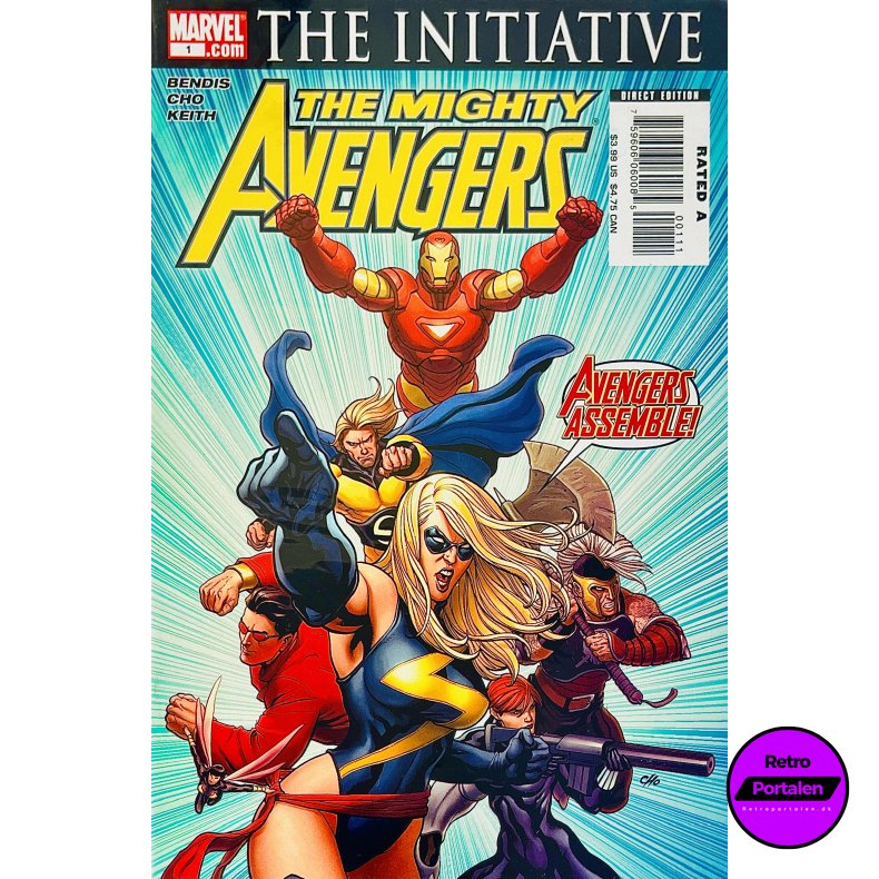 Mighty Avengers Nr. 1 (2007) (Engelsk) (Marvel) (Tegneserie)
