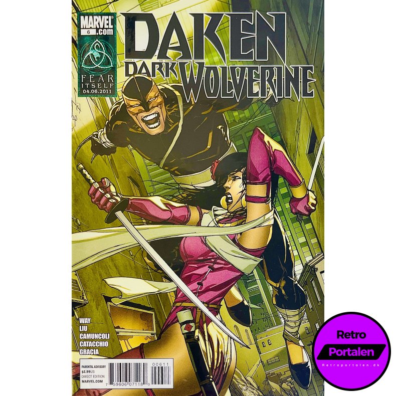 Daken: Dark Wolverine Nr. 6 (2011) (Engelsk) (Marvel) (Tegneserie)