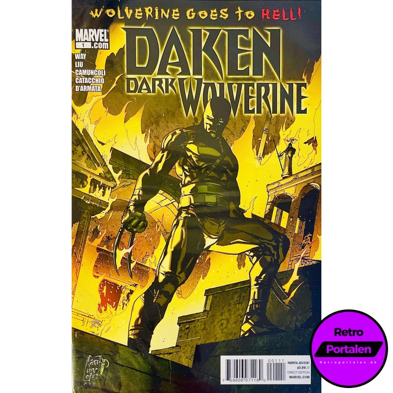Daken: Dark Wolverine Nr. 1 (2010) (Engelsk) (Marvel) (Tegneserie)