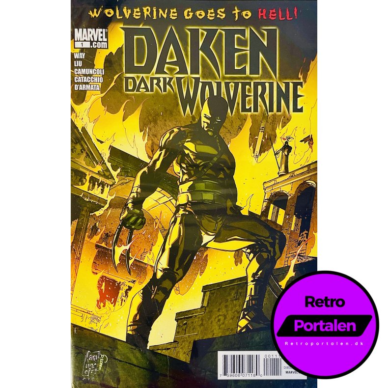 Daken: Dark Wolverine Nr. 1 (2010) (Engelsk) (Marvel) (Tegneserie)