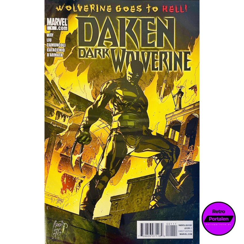 Daken: Dark Wolverine Nr. 1 (2010) (Engelsk) (Marvel) (Tegneserie)