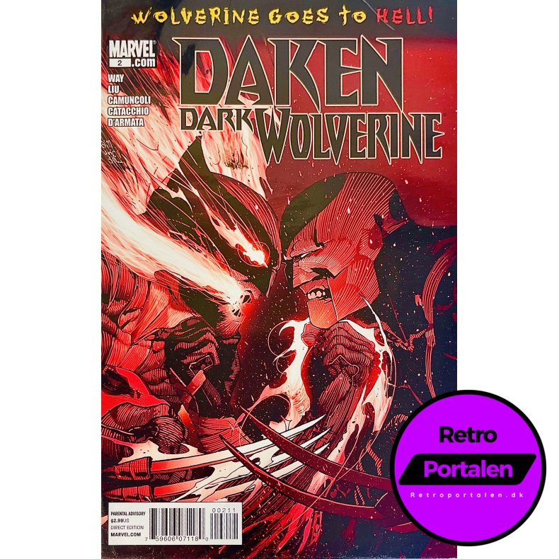 Daken: Dark Wolverine Nr. 2 (2010) (Engelsk) (Marvel) (Tegneserie)