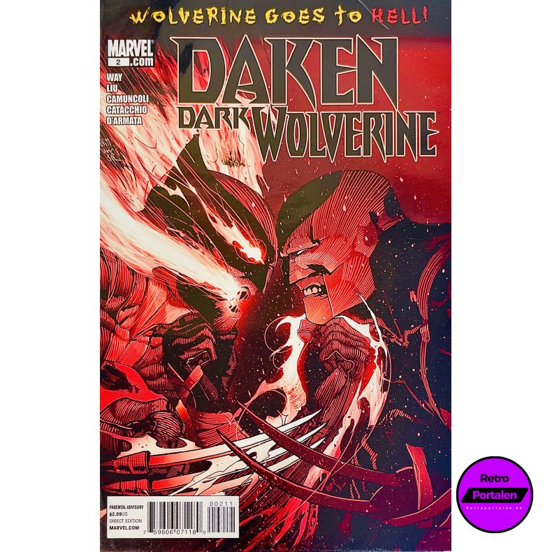 Daken: Dark Wolverine Nr. 2 (2010) (Engelsk) (Marvel) (Tegneserie)