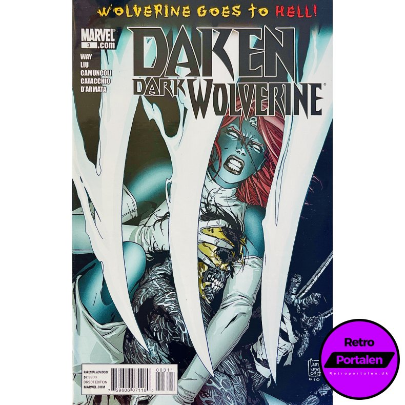 Daken: Dark Wolverine Nr. 3 (2011) (Engelsk) (Marvel) (Tegneserie)