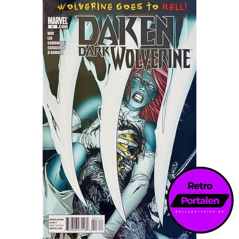 Daken: Dark Wolverine Nr. 3 (2011) (Engelsk) (Marvel) (Tegneserie)