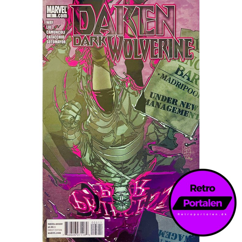 Daken: Dark Wolverine Nr. 5 (2011) (Engelsk) (Marvel) (Tegneserie)