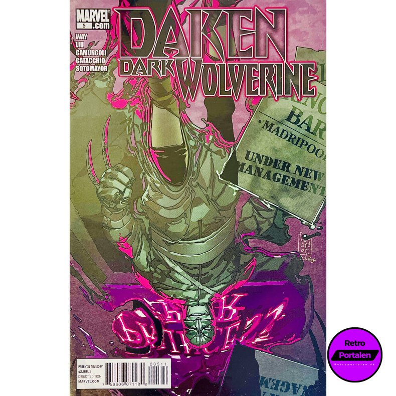 Daken: Dark Wolverine Nr. 5 (2011) (Engelsk) (Marvel) (Tegneserie)