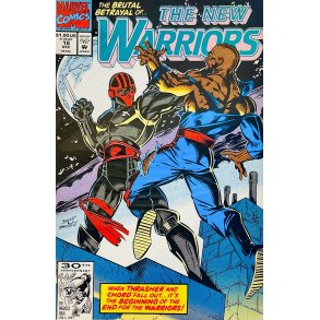 The New Warriors Vol. 1 Nr. 18 (1991) (Engelsk) (Marvel Comics) (Tegneserie)