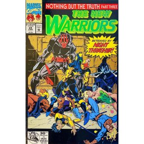 The New Warriors Vol. 1 Nr. 24 (1992) (Engelsk) (Marvel Comics) (Tegneserie)