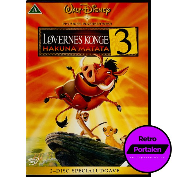 Lvernes Konge 3: Hakuna Matata (2 Disc Specialudgave) (DVD)