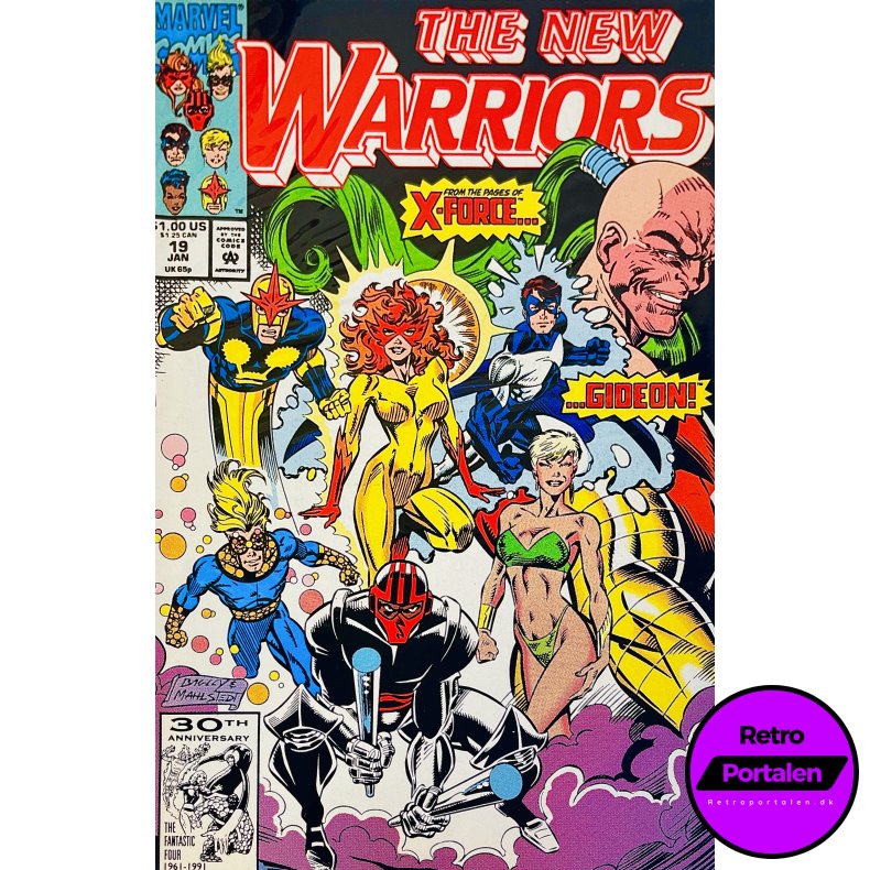 The New Warriors Vol. 1 Nr. 19 (1992) (Engelsk) (Marvel Comics) (Tegneserie)