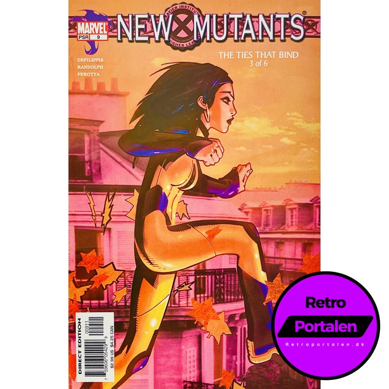 New Mutants Vol. 2 Nr. 9 (2004) (Med Indl�g) (Marvel) (Engelsk) (Tegneserie) 