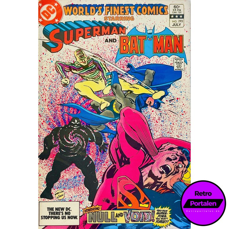 World�s Finest Comics Vol. 43 Nr. 293 (1983) (Engelsk) (DC) (Tegneserie)