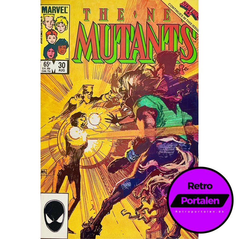 The New Mutants Vol. 1 Nr. 30 (1985) (Engelsk) (Marvel) (Tegneserie)