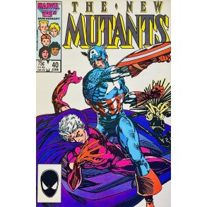The New Mutants Vol. 1 Nr. 40 (1986) (Engelsk) (Marvel) (Tegneserie)