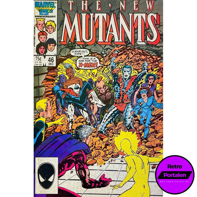 The New Mutants Vol. 1 Nr. 46 (1986) (Engelsk) (Marvel) (Tegneserie)