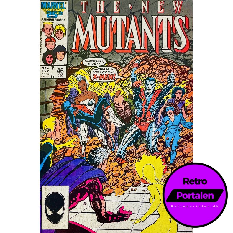 The New Mutants Vol. 1 Nr. 46 (1986) (Engelsk) (Marvel) (Tegneserie)