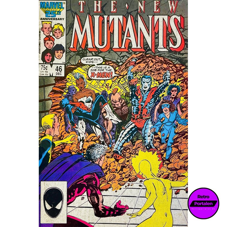 The New Mutants Vol. 1 Nr. 46 (1986) (Engelsk) (Marvel) (Tegneserie)