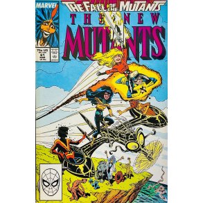 The New Mutants Vol. 1 Nr. 61 (1988) (Engelsk) (Marvel) (Tegneserie)