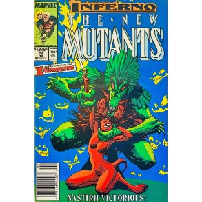 The New Mutants Vol. 1 Nr. 72 (1989) (Engelsk) (Marvel) (Tegneserie)