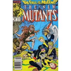 The New Mutants Vol. 1 Nr. 59 (1988) (Engelsk) (Marvel) (Tegneserie)