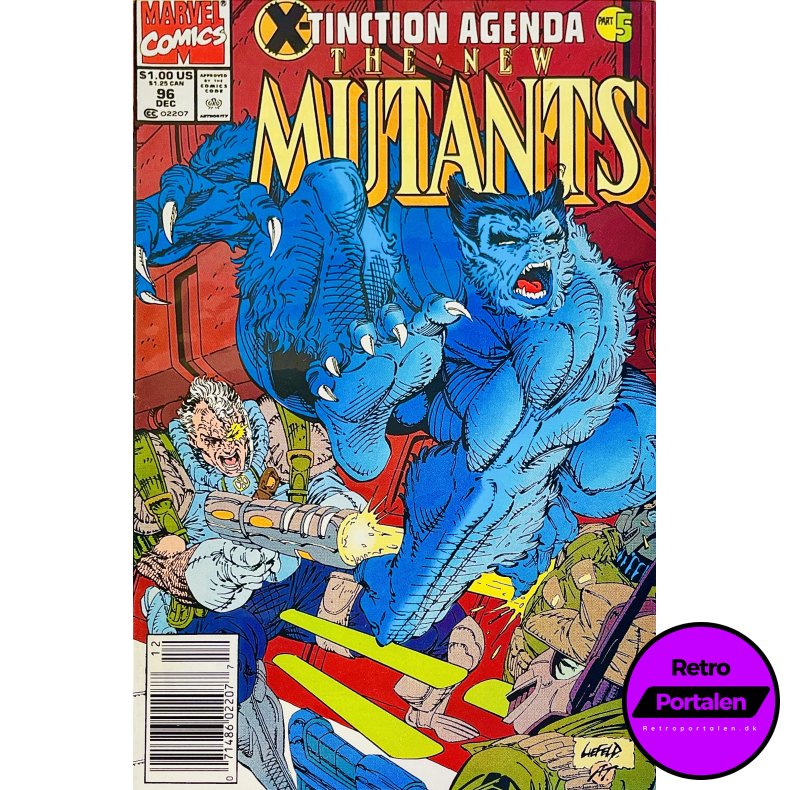 The New Mutants Vol. 1 Nr. 96 (1990) (Engelsk) (Marvel) (Tegneserie)