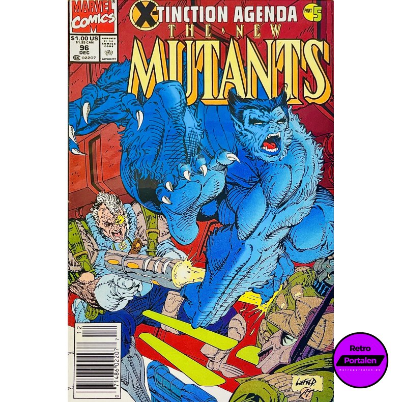 The New Mutants Vol. 1 Nr. 96 (1990) (Engelsk) (Marvel) (Tegneserie)