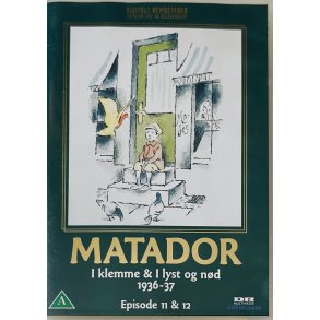 Matador: I Klemme & I Lyst Og Nd 1936 - 37 (Episode 11 & 12) (DVD)