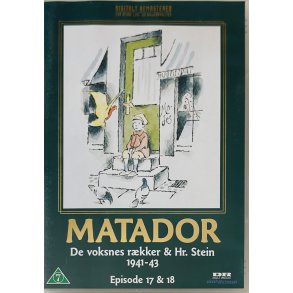 Matador: De Voksnes Rkker & Hr. Stein 1941 - 43 (Episode 17 & 18) (DVD)