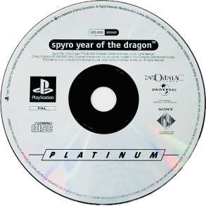 Spyro Year Of The Dragon (L�s Spil) (Platinum) (PS1)