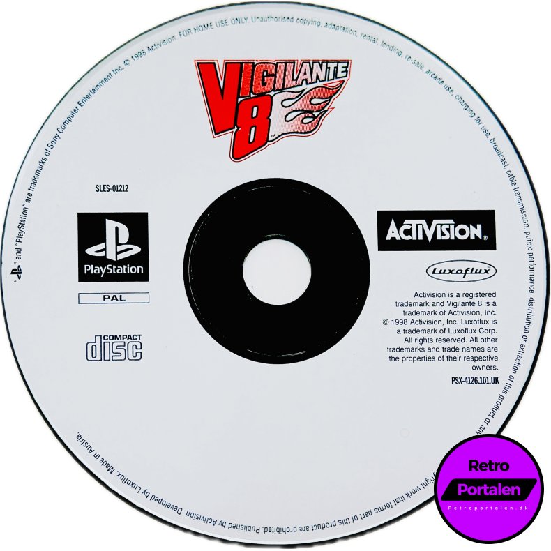 Vigilante 8 (L�s Spil) (PS1)