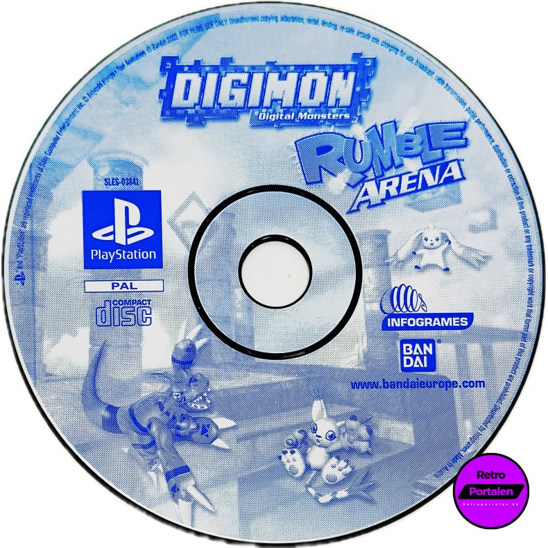 Digimon Rumble Arena (L�s Spil) (PS1)
