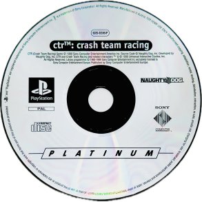 CTR: Crash Team Racing (L�s Spil) (Platinum) (PS1)