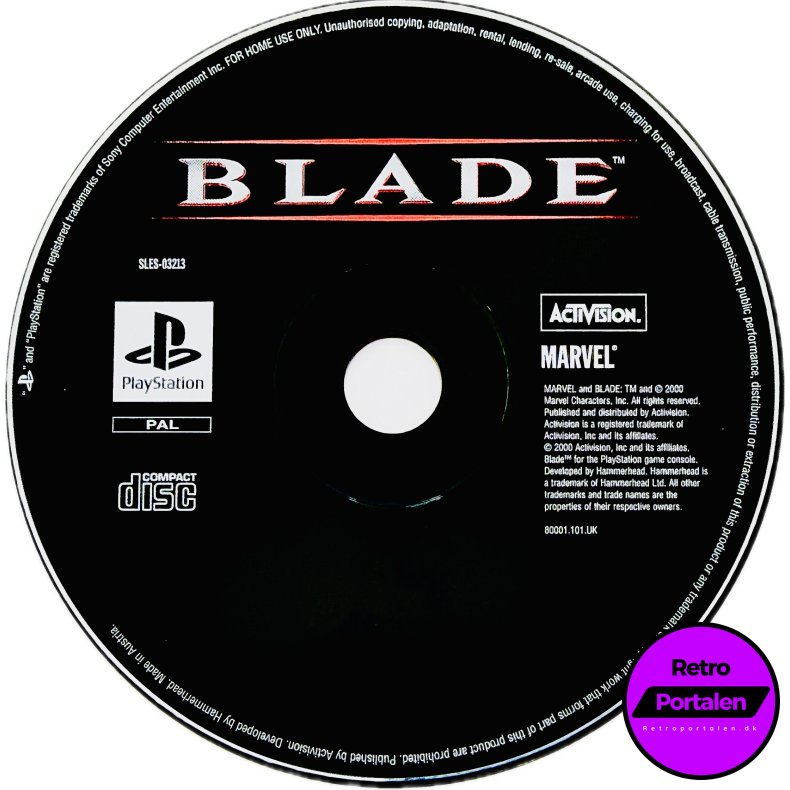 Blade (L�s Spil) (PS1)