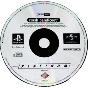 Crash Bandicoot (L�s Spil) (Platinum) (PS1)