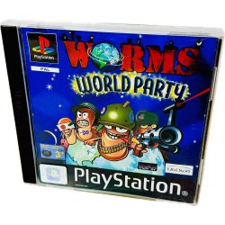 Worms World Party (Frontcover Har Kosmetiske Fejl) (PS1)