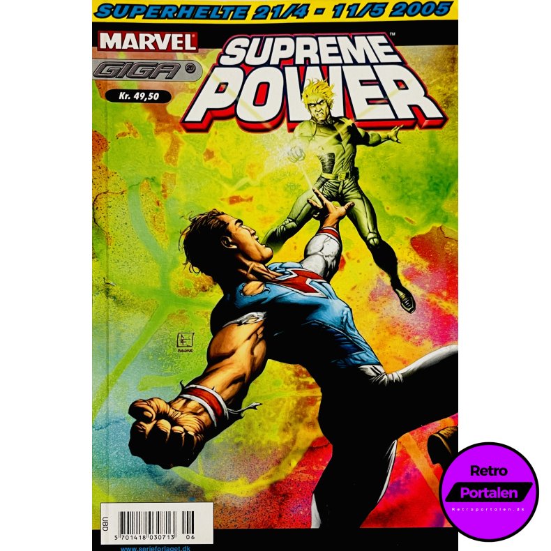 Giga Nr. 20 Supreme Power 2 (Dansk) (Marvel) (Tegneserie)