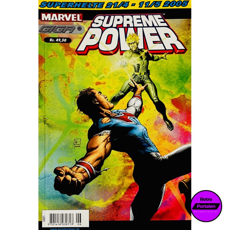 Giga Nr. 20 Supreme Power 2 (Dansk) (Marvel) (Tegneserie)