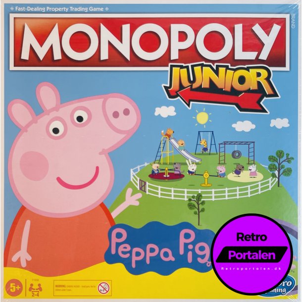 Monopoly Junior (Matador) - Peppa Pig/Gurli Gris Brtspil (NY) (Engelsk) (Hasbro Gaming)