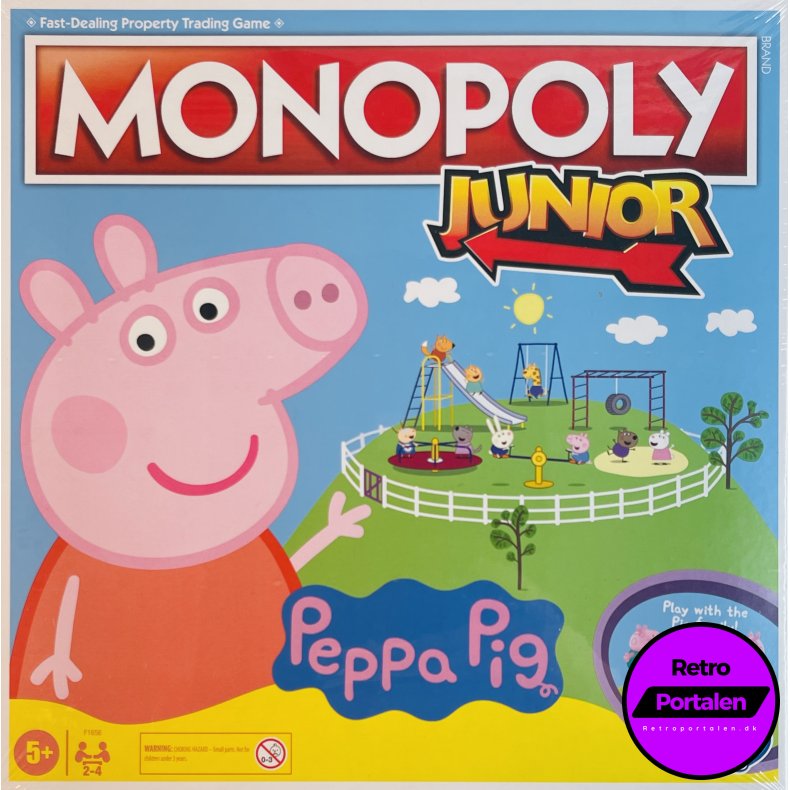 Monopoly Junior (Matador) - Peppa Pig/Gurli Gris Br�tspil (NY) (Engelsk) (Hasbro Gaming)