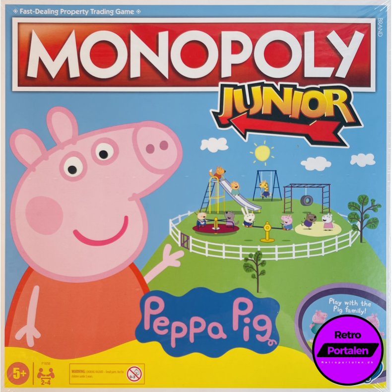 Monopoly Junior (Matador) - Peppa Pig/Gurli Gris Brtspil (NY) (Engelsk) (Hasbro Gaming)