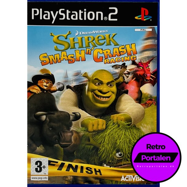 Shrek Smah NCrash Racing (PS2)