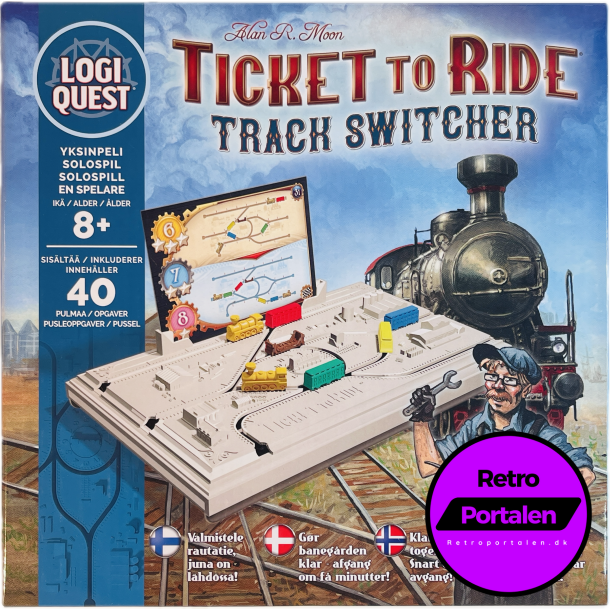 Ticket To Ride: Track Switcher - Train Logic Puzzle Spil Dansk/Nordic Brtspil (NY) (Logi Quest)