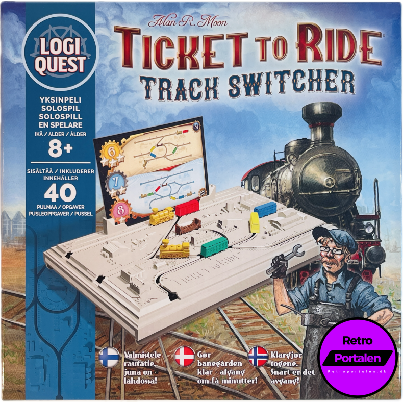 Ticket To Ride: Track Switcher - Train Logic Puzzle Spil Dansk/Nordic Br�tspil (NY) (Logi Quest)
